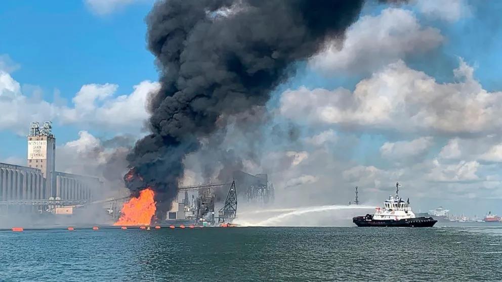 突發(fā)！輪船撞上天然氣管道，大爆炸！2死、2失蹤，6傷！